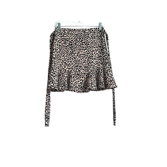 Nasty Gal Ruffle Hem Leopard Mini Skirt - Picture 13 of 15